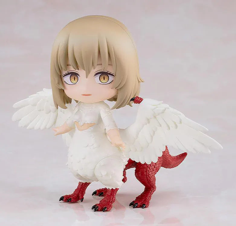 Delicious in Dungeon Nendoroid Falin Chimera Figure with blonde hair, white wings, red dragon body, claws, and tail