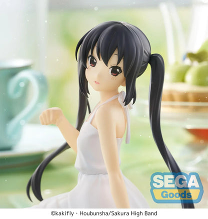 Azusa Nakano Yumemirize figure seated in white outfit from K-ON! anime