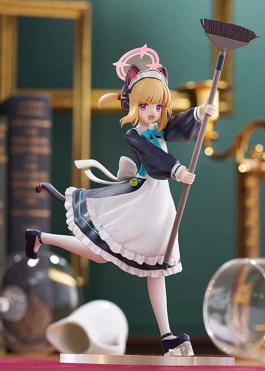 Blue Archive Pop Up Parade Momoi Maid Ver. figure holding broom in maid outfit