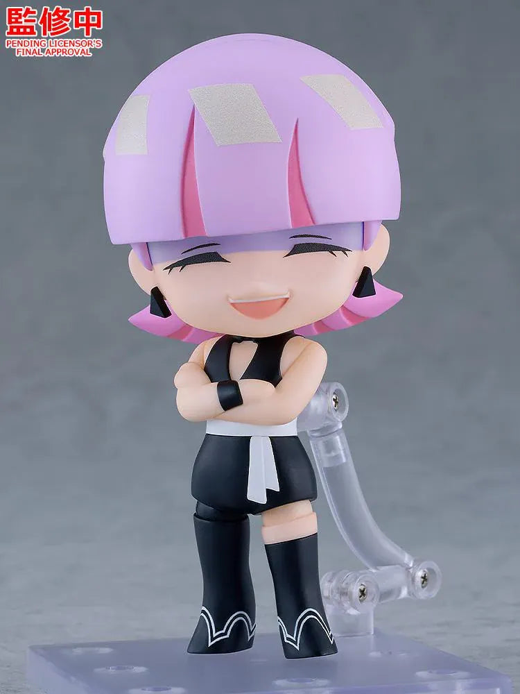 New PANTY & STOCKING with GARTERBELT Nendoroid Polyurethane figure with pink hair and a black outfit.
