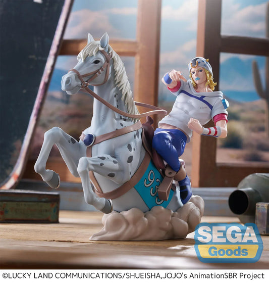 Johnny Joestar Xross Link MAX figure riding horse from JoJo's Bizarre Adventure Steel Ball Run by SEGA