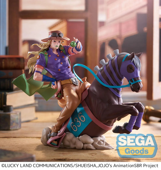 Gyro Zeppeli Xross Link MAX figure riding horse from JoJo's Bizarre Adventure Steel Ball Run by SEGA
