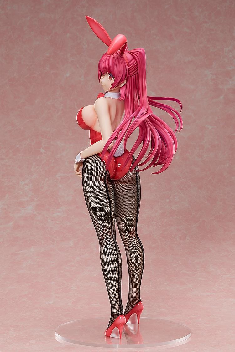To Heart 2 Tamaki Kousaka Bunny Ver. 1/4 Scale Figure featuring Tamaki with long red hair, glossy red bunny outfit, bunny ears, fishnet-style tights, and red heels.