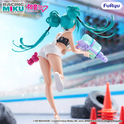 Hatsune Miku Racing Miku 2025 Sepang Muchute version figure FuRyu anime collectible water gun pose