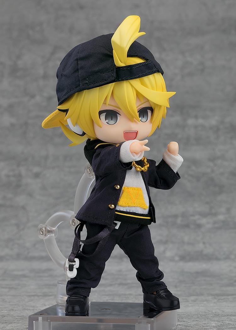 Vocaloid Kagamine Len Nendoroid Doll Bring It On version with black and yellow outfit
