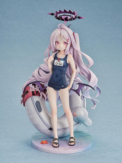 Blue Archive Hina Swimsuit 1/7 Scale Figure featuring Hina with a swim ring, school swimsuit, and water-themed display base