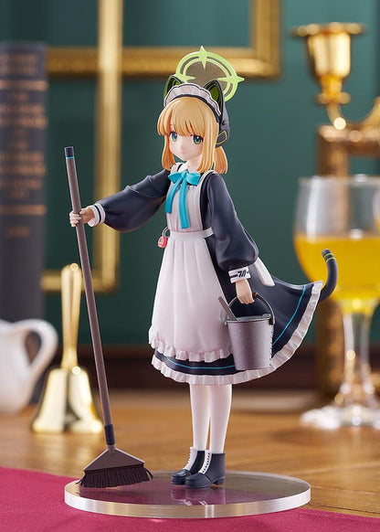 Blue Archive Pop Up Parade Midori Maid Ver. figure with broom and bucket in maid outfit