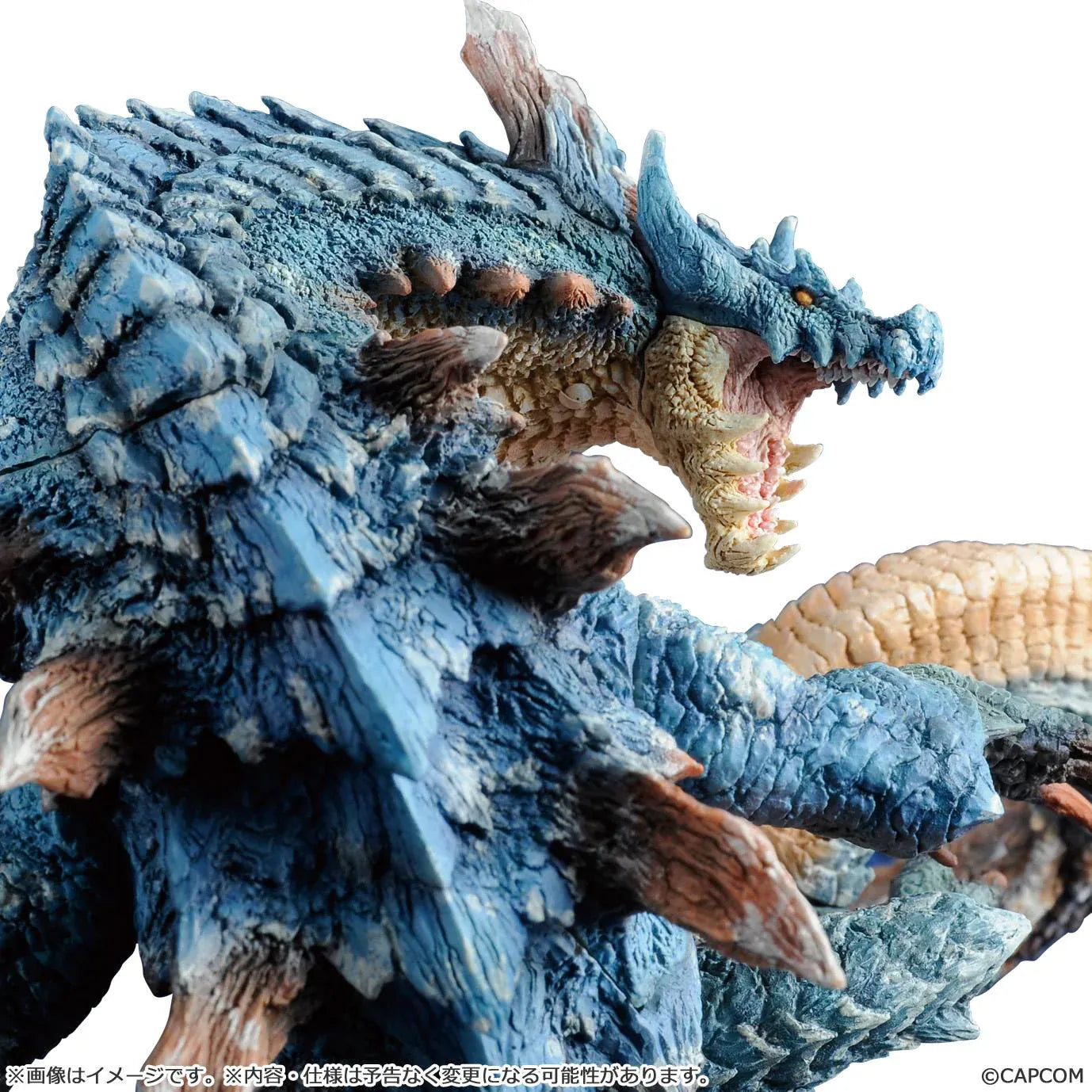 Lagiacrus Creators Model Figure Builder Monster Hunter reissue Capcom dragon leviathan figure on rock base