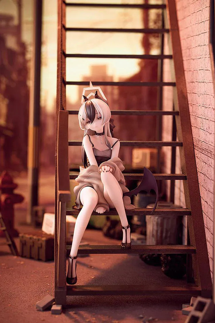 Blue Archive Kayoko Memorial Lobby dress version 1/7 scale figure seated on staircase with elegant outfit