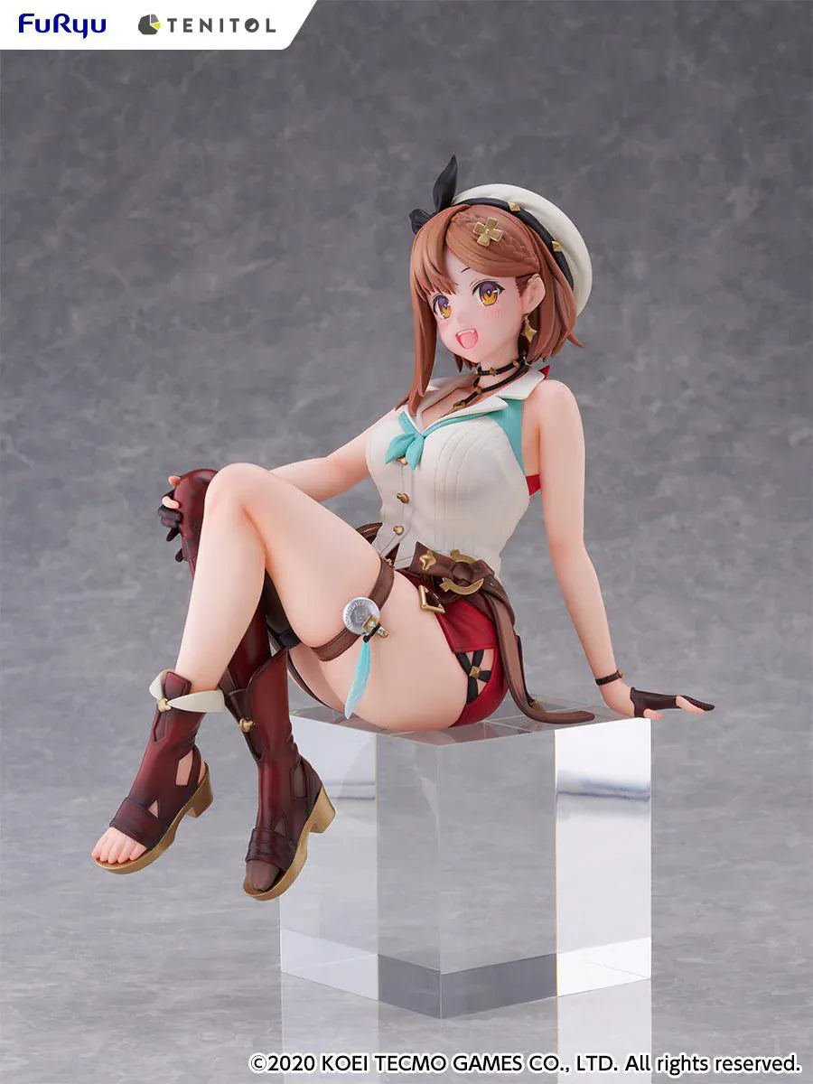 Atelier Ryza 2 Lost Legends and the Secret Fairy Tenitol Reisalin Stout BIG Noodle Stopper Figure seated in signature Ryza outfit with brown boots
