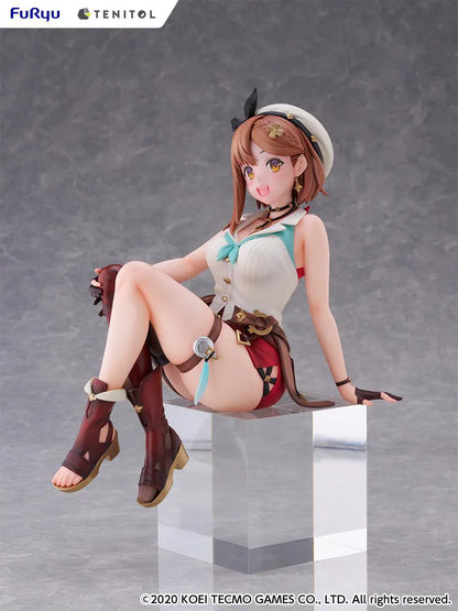 Atelier Ryza 2 Lost Legends and the Secret Fairy Tenitol Reisalin Stout BIG Noodle Stopper Figure seated in signature Ryza outfit with brown boots