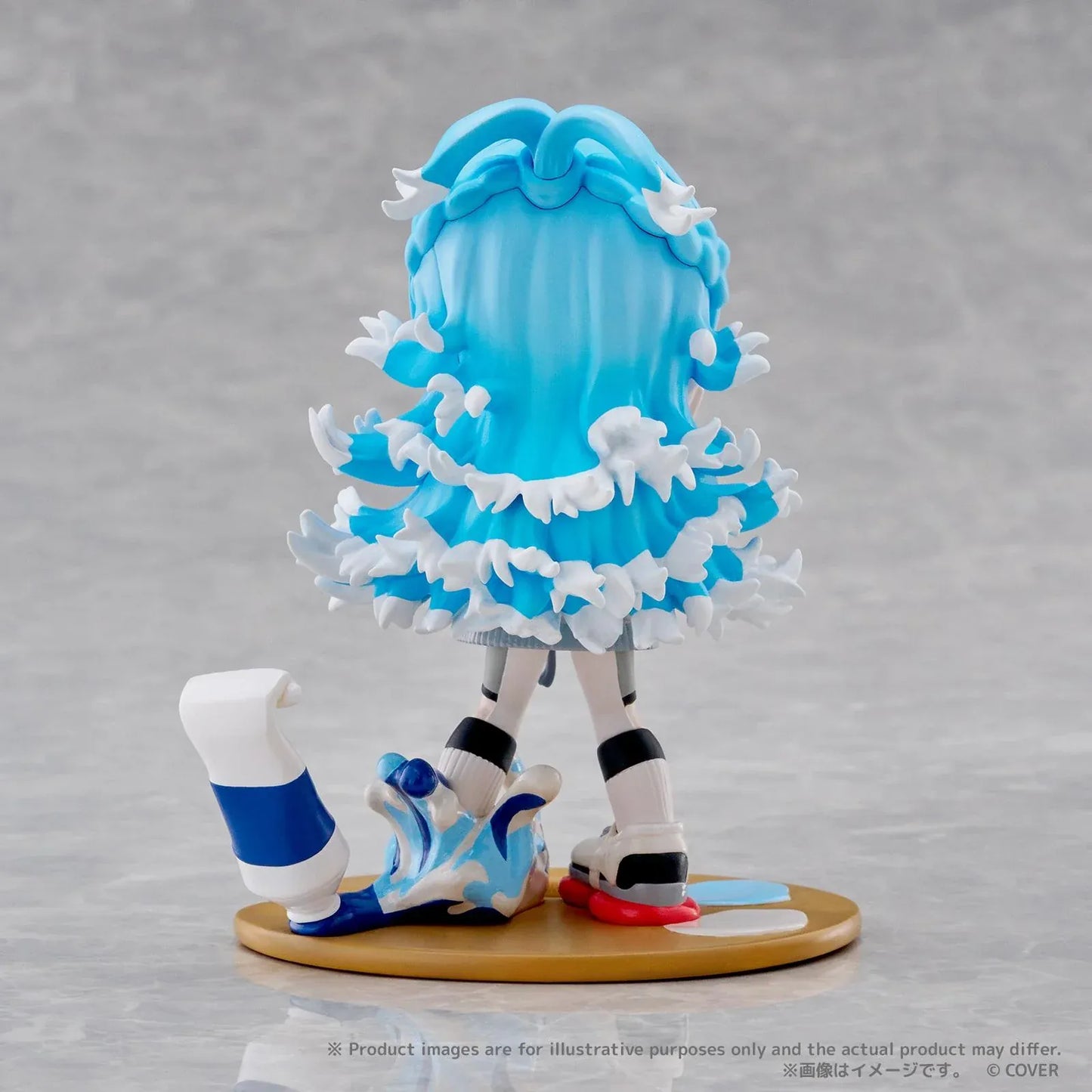 Hololive Production PalVerse Pale Kobo Kanaeru Figure with blue hair and her signature rain-inspired outfit