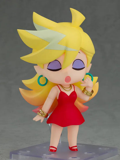 New Panty and Stocking with Garterbelt Nendoroid Panty New Version anime figure with Chuck accessory and red dress