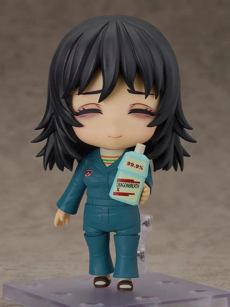 Mouthwashing Nendoroid No.2884 Anya in teal outfit with expressive thoughtful pose