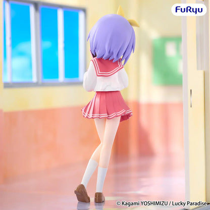Lucky Star Trio-Try-iT Tsukasa Hiiragi figure by FuRyu in school uniform holding phone