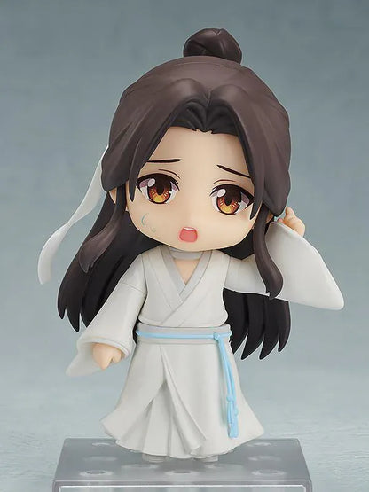 Heaven Official's Blessing Nendoroid Xie Lian Figure Rerelease in white robes with bamboo hat and veil