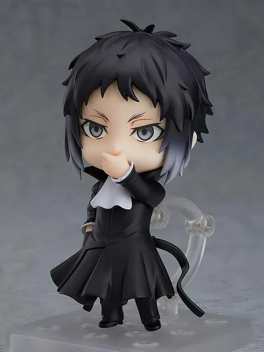 Bungo Stray Dogs Nendoroid Ryunosuke Akutagawa rerelease wearing black Port Mafia coat with stern expression