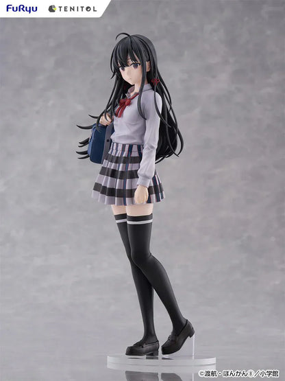 My Teen Romantic Comedy SNAFU Tenitol Tall Yukino Yukinoshita figure in school uniform holding bag