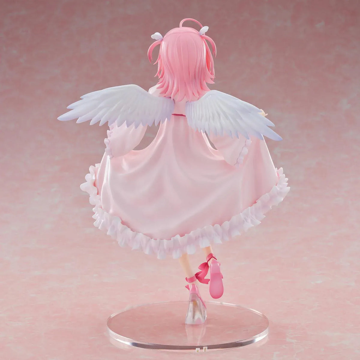Shugo Chara Amu Hinamori Amulet Angel 1/6 scale figure wearing a flowing pink and white dress with angel wings
