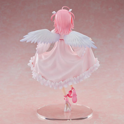 Shugo Chara Amu Hinamori Amulet Angel 1/6 scale figure wearing a flowing pink and white dress with angel wings