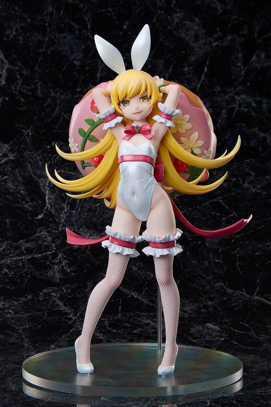 Monogatari Shinobu Oshino White Bunny Ver 1/4 scale figure with blonde hair and white bunny outfit