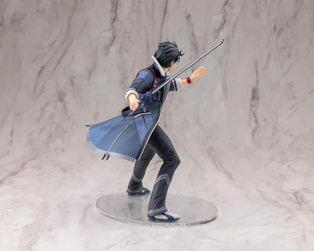 The Legend of Heroes Trails Through Daybreak Van Arkride 1/8 Scale Figure in a dynamic battle pose wielding his weapon