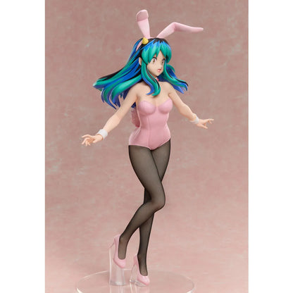 Urusei Yatsura Lum Bunny Ver 1/4 Scale Figure wearing a pink bunny suit with black fishnet tights and pink heels