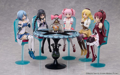Puella Magi Madoka Magica Rebellion Tea Party Cake Song set of five figures with table