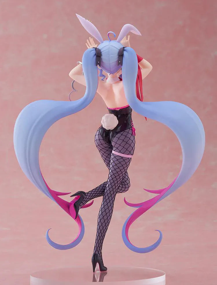 Hatsune Miku Rabbit Hole version POP UP PARADE L Size figure in bunny outfit with heart-shaped twin tails