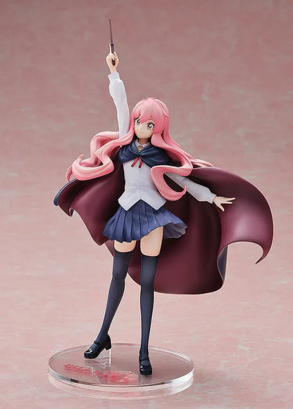 The Familiar of Zero KD Colle Louise 20th Anniversary Figure featuring Louise with pink hair, school uniform, flowing cape, and raised wand