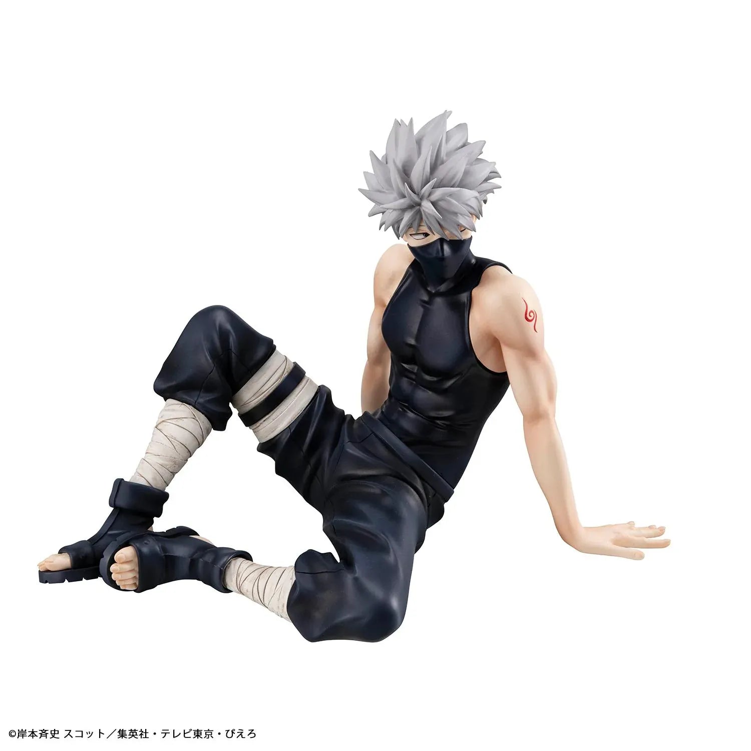Kakashi Hatake Tenohira figure Naruto Shippuden GEM series seated pose reissue