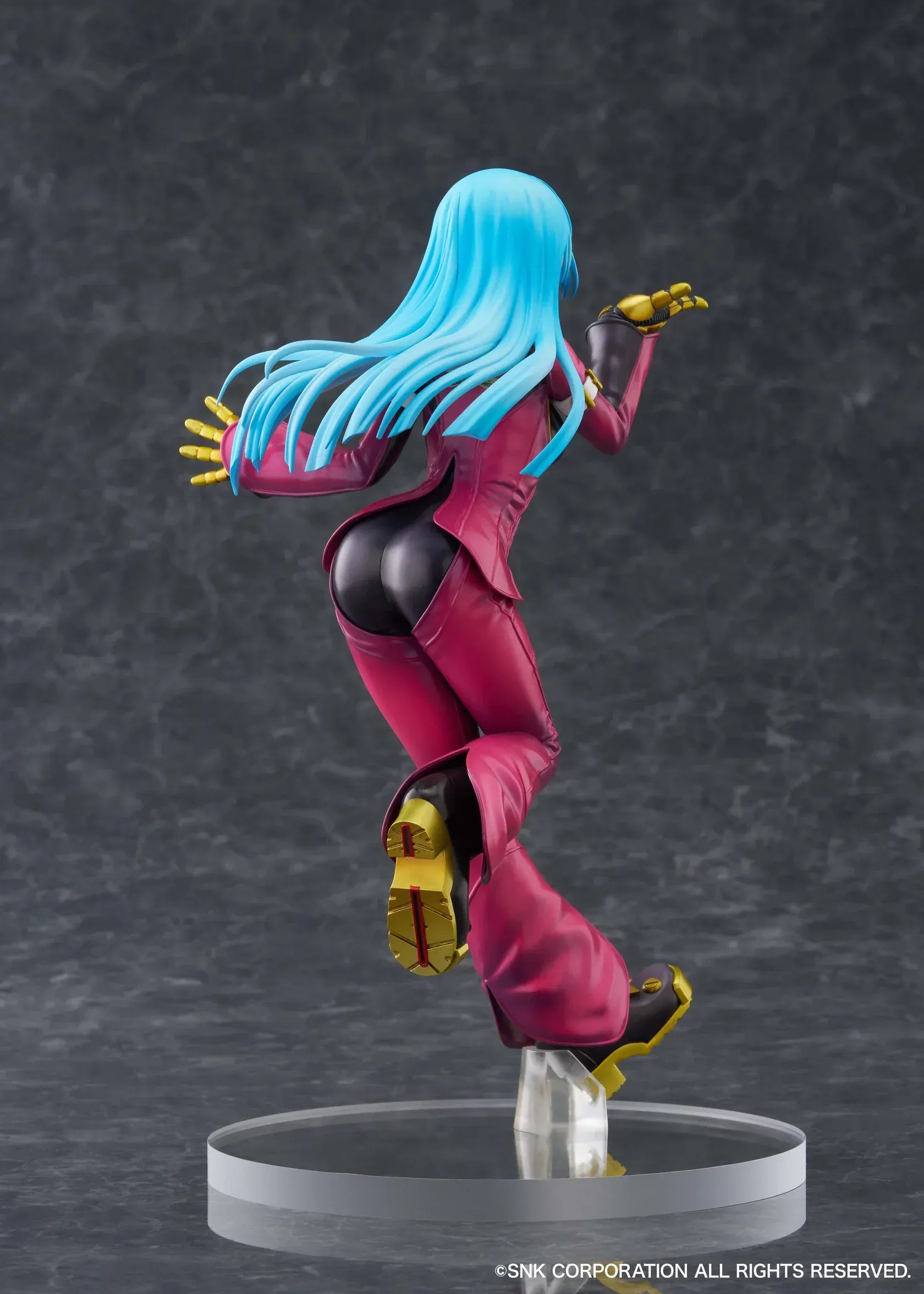 Kula Diamond The King of Fighters XV limited edition 1/7 scale figure in pink battle outfit with dynamic pose