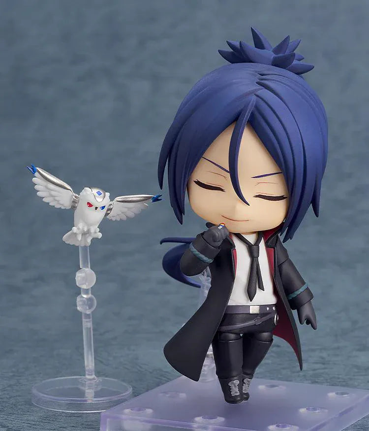 REBORN! Nendoroid Mukuro Rokudo Ten-Years-Later Ver. Figure with blue hair dark coat and trident weapon