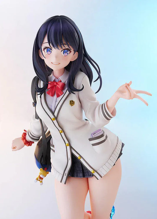 SSSS Gridman Rikka Takarada 1/7 scale figure feat Toridamono wearing school outfit and sneakers