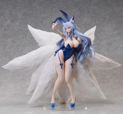 Azur Lane Shinano Visions of Fantasy 1/4 scale figure with blue bunny outfit and large flowing tails