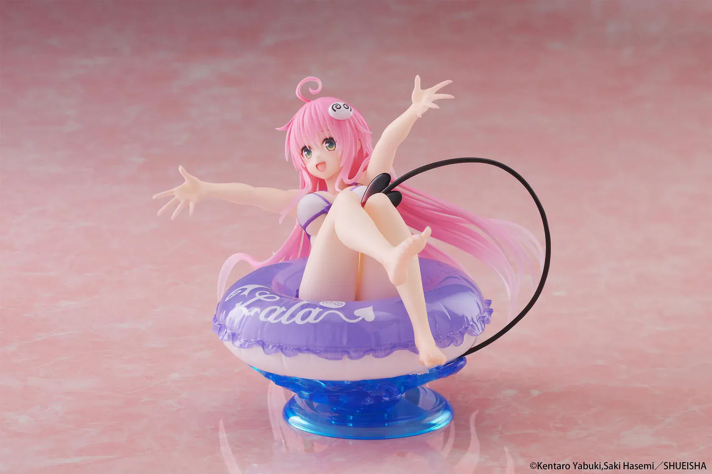 Lala Aqua Float Girls figure To Love Ru Darkness anime swimsuit figure with inflatable float base