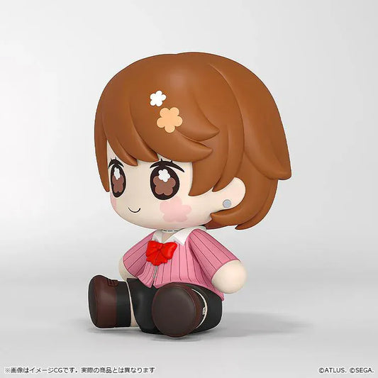 Persona 3 Reload Huggy Good Smile Yukari Takeba chibi figure with pink outfit and flower eyes