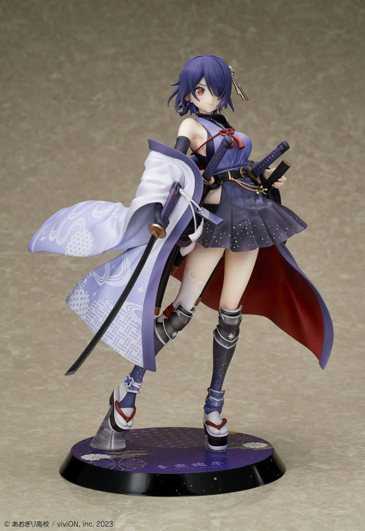 Otodama Tamako Japanese style armament version 1/7 scale figure with katana and flowing haori from Aogiri High School