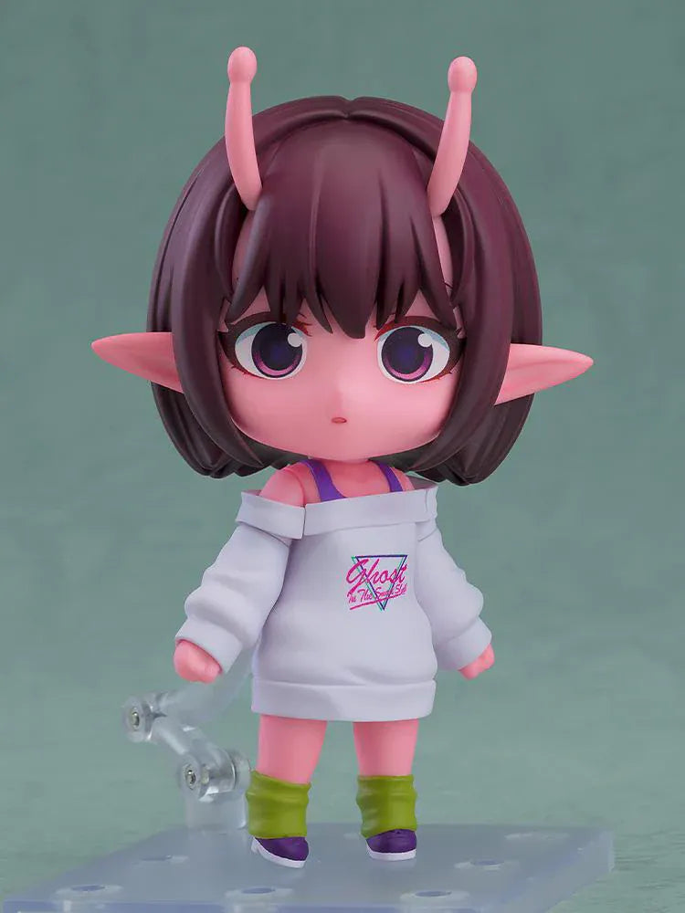 Milky Subway The Galactic Limited Express Nendoroid Chiharu figure with pink skin, horns, and chibi alien design
