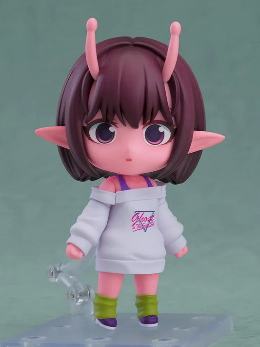 Milky Subway The Galactic Limited Express Nendoroid Chiharu figure with pink skin, horns, and chibi alien design