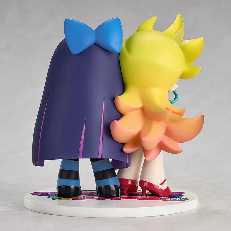 New Panty & Stocking with Garterbelt Mini Memory figure featuring chibi Panty and Stocking posing together on a colorful base.