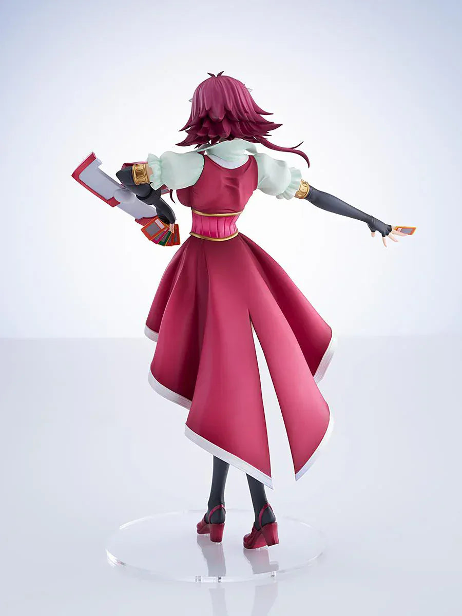 Yu-Gi-Oh! 5D’s Akiza Izinski 1/7 scale anime figure with Duel Disk and flowing costume details