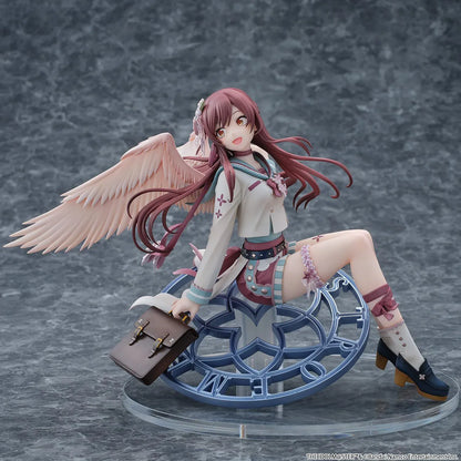 Amana Osaki Gardienne Tourmaline 1/6 scale figure with wings seated on clock base with handbag