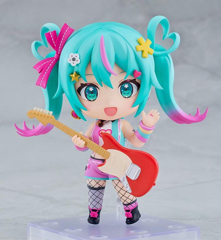 Hatsune Miku DecoMiku Lightness Nendoroid figure with pastel outfit and winking expression