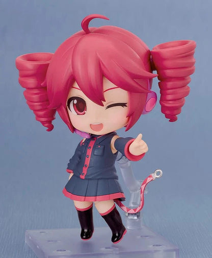 UTAU Nendoroid No.2890 Kasane Teto Ver. 2.0 figure with twin-drill hair and navy-pink outfit