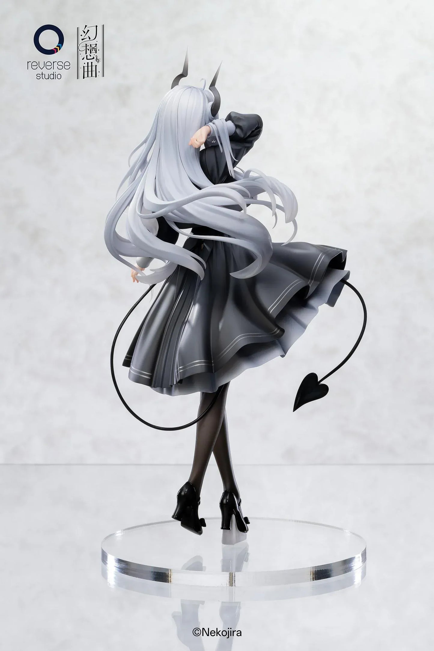 Fantasias Series Thea-chan Apprentice Succubus Ver Regular Outfit Edition 1/6 scale figure with bonus horns tail silver hair black dress