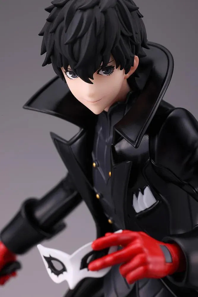 Persona 5 Royal Oshi Works Joker figure featuring Joker in his Phantom Thief outfit holding his signature dagger and mask on a themed display base