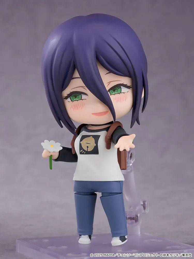 Reze Nendoroid Casual Outfit Chainsaw Man chibi anime figure holding flower cute collectible Good Smile Company