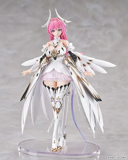 GODDESS OF VICTORY NIKKE Hyper Body Dorothy articulated figure wearing a white-and-gold outfit with mechanical wings.
