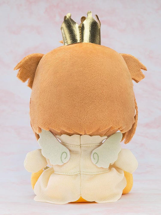 Sakura Kinomoto plushie Tobira wo Akete outfit from Cardcaptor Sakura chibi plush with crown